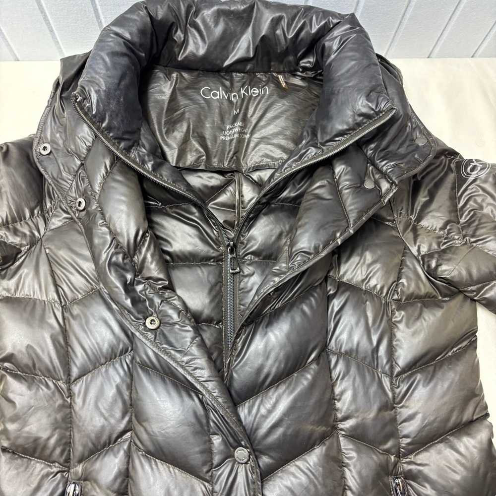 Calvin Klein Packable Down Brown Lightweight Puff… - image 4